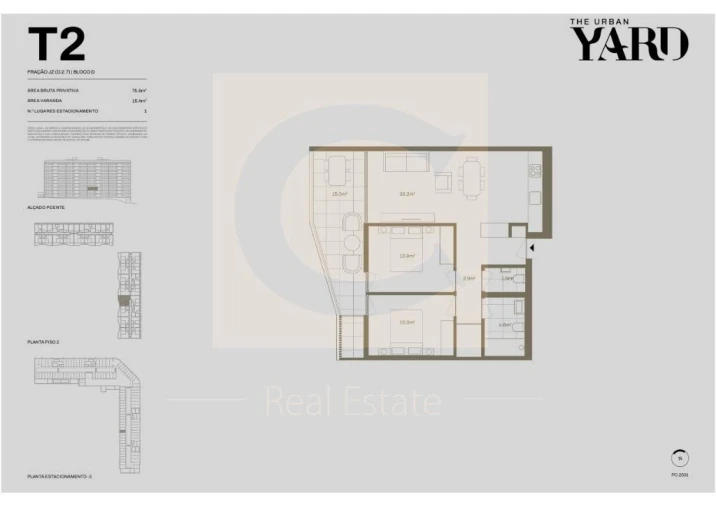 Apartamento T2 para Venda em Santa Marinha e São Pedro da Afurada Foto 10