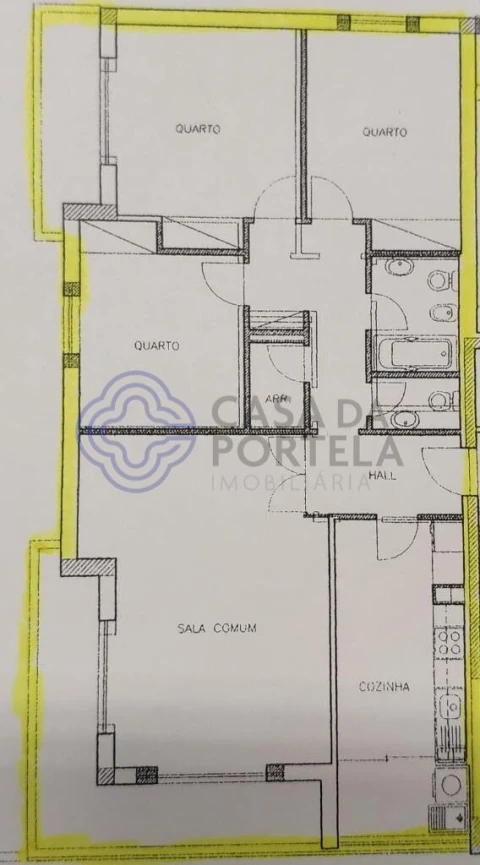 Apartamento T3 para Venda em Vila Nova de Famalicão e Calendário