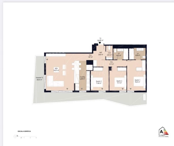 Apartamento T3 para Venda em Portimão Foto 22