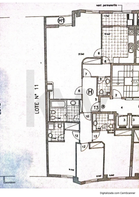 Apartamento T3 para Venda em Aguas Santas