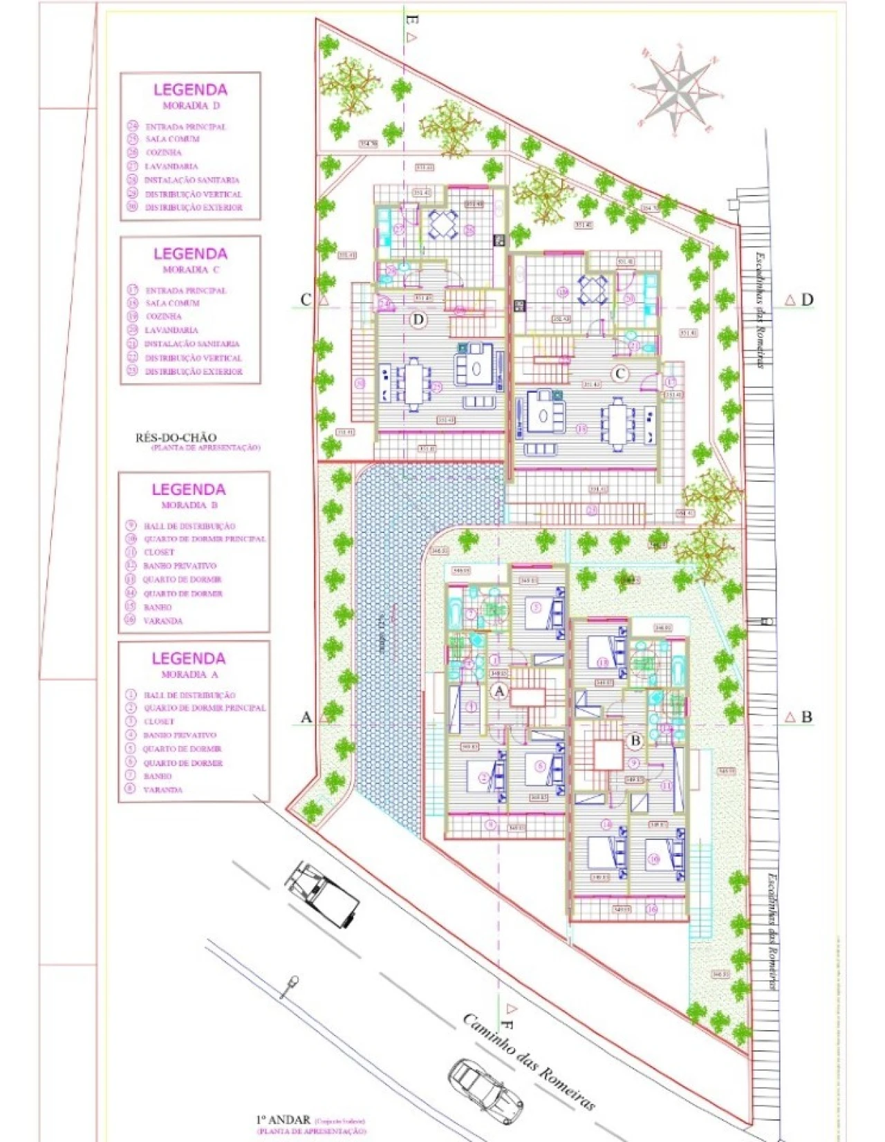 Moradia T3 para Venda em Santo Antonio Planta 2