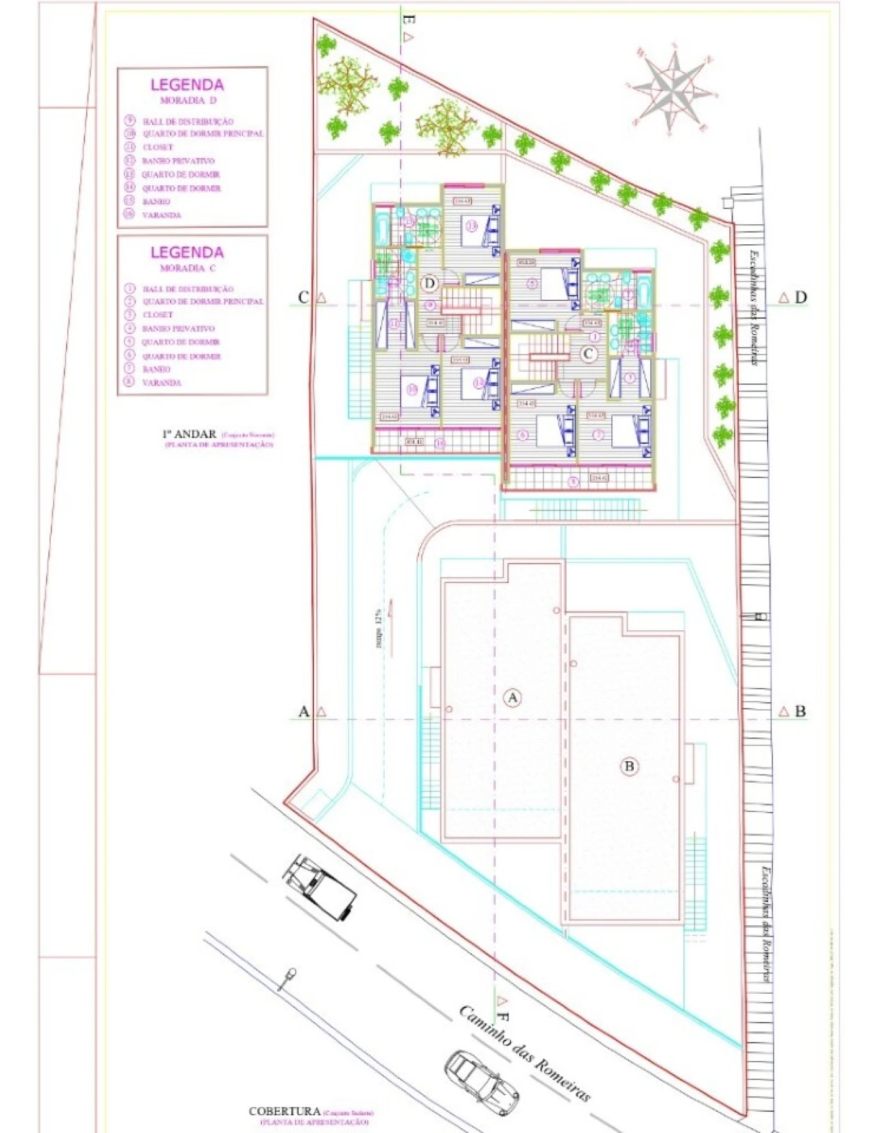 Moradia T3 para Venda em Santo Antonio Planta 3