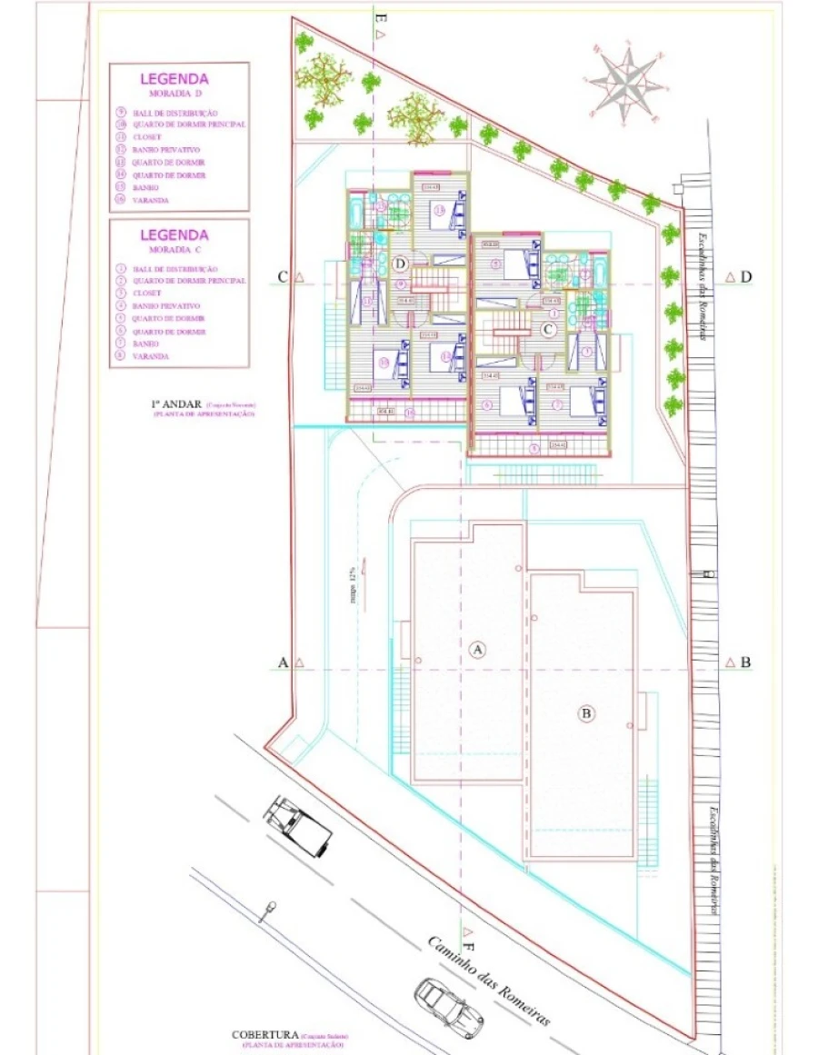 Moradia T3 para Venda em Santo Antonio Planta 3