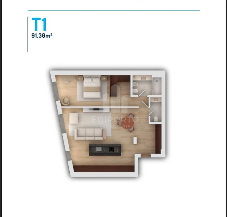 Apartamento T1 para Venda em Vila do Conde Foto 28