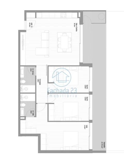 Apartamento T3 para Venda em Fânzeres e São Pedro da Cova