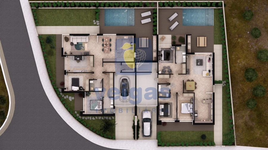 Moradia T3 para Venda em Carvalhal Planta 1