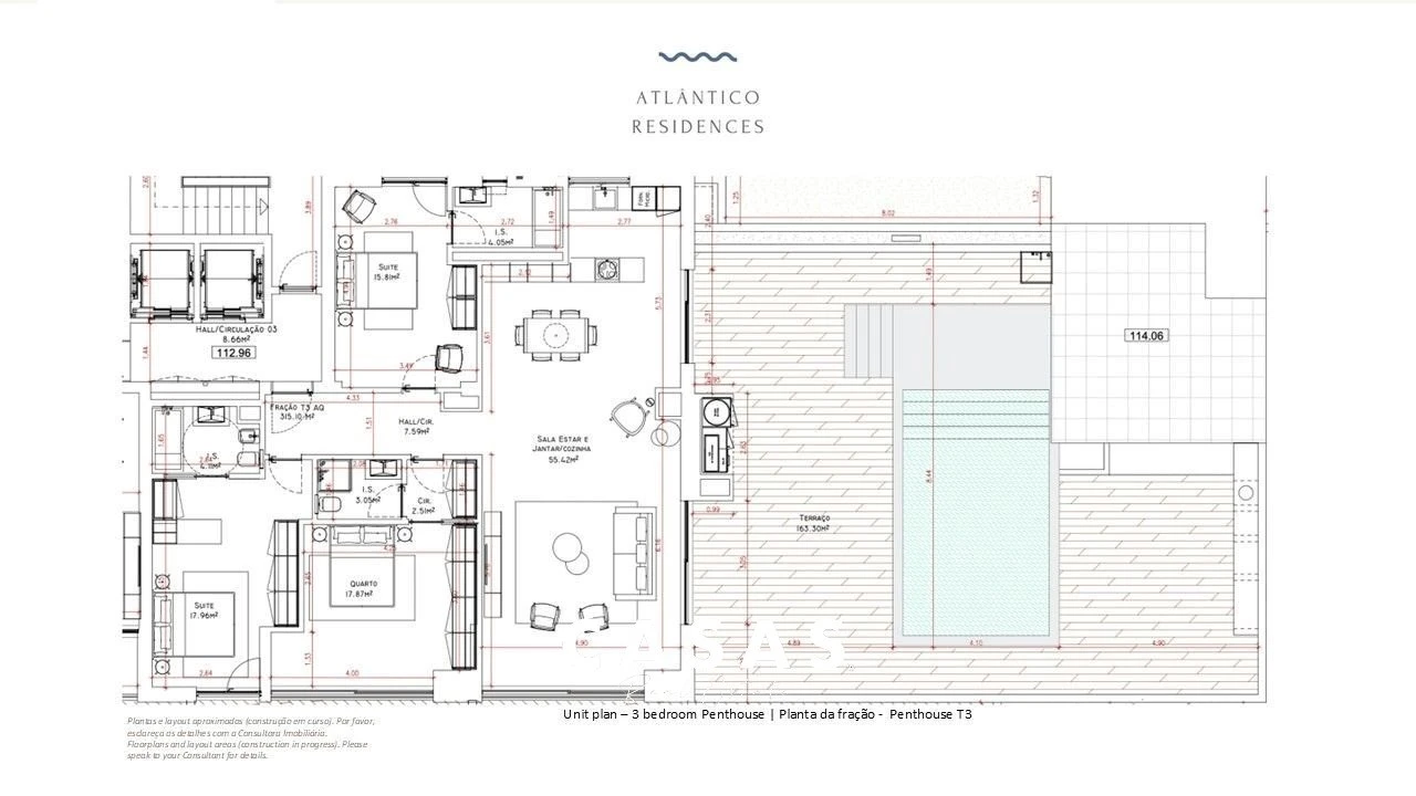 Apartamento T3 para Venda em Camara de Lobos Foto 40