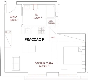 Apartamento T2 para Venda em Nazare