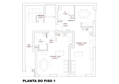 Apartamento T1 para Venda em Nazare