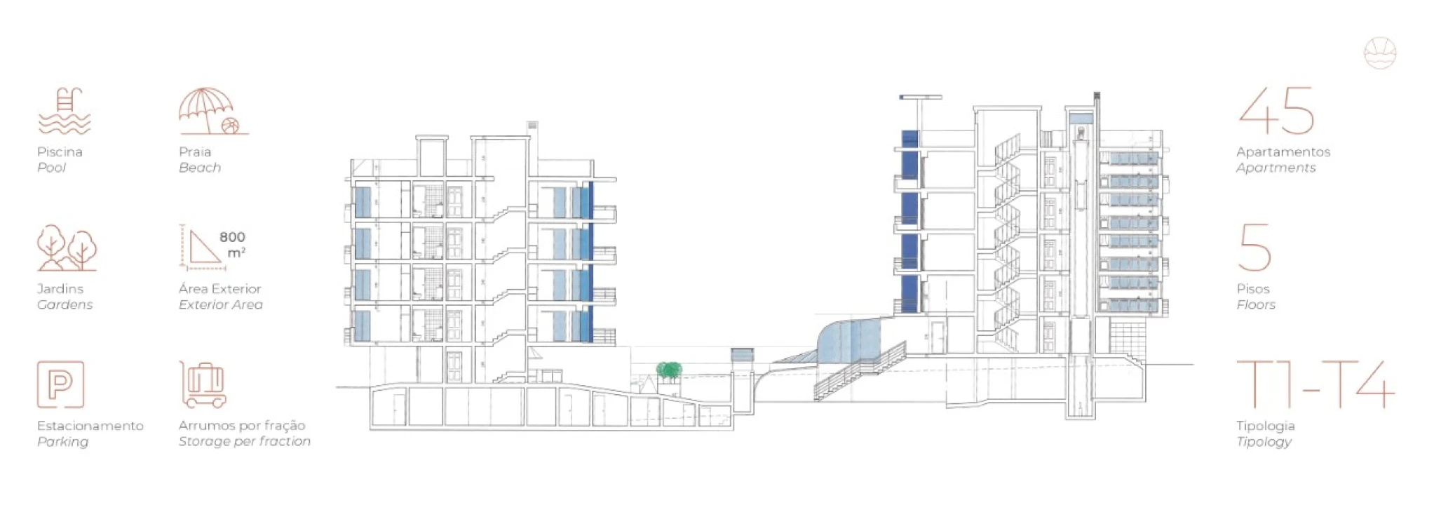 Apartamento T3 para Venda em Quelfes Planta 3