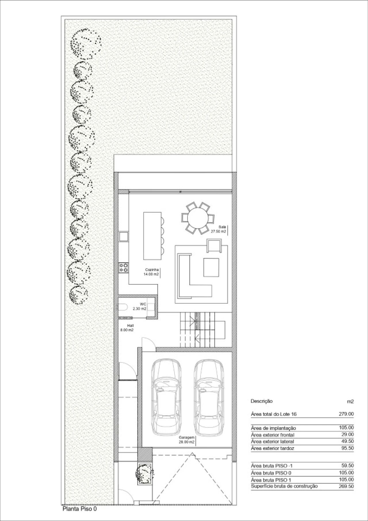 Moradia T3 para Venda em Fânzeres e São Pedro da Cova Planta 2