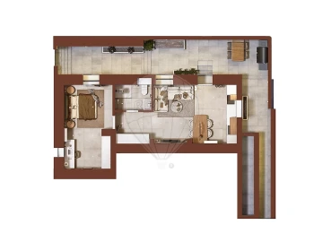 Apartamento T1 para Venda em Algés, Linda-A-Velha e Cruz Quebrada-Dafundo