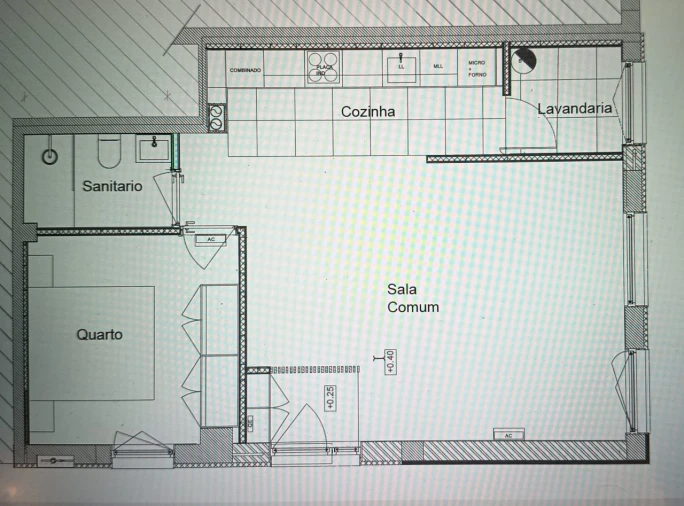 Apartamento T1 para Venda em Ermesinde Planta 1