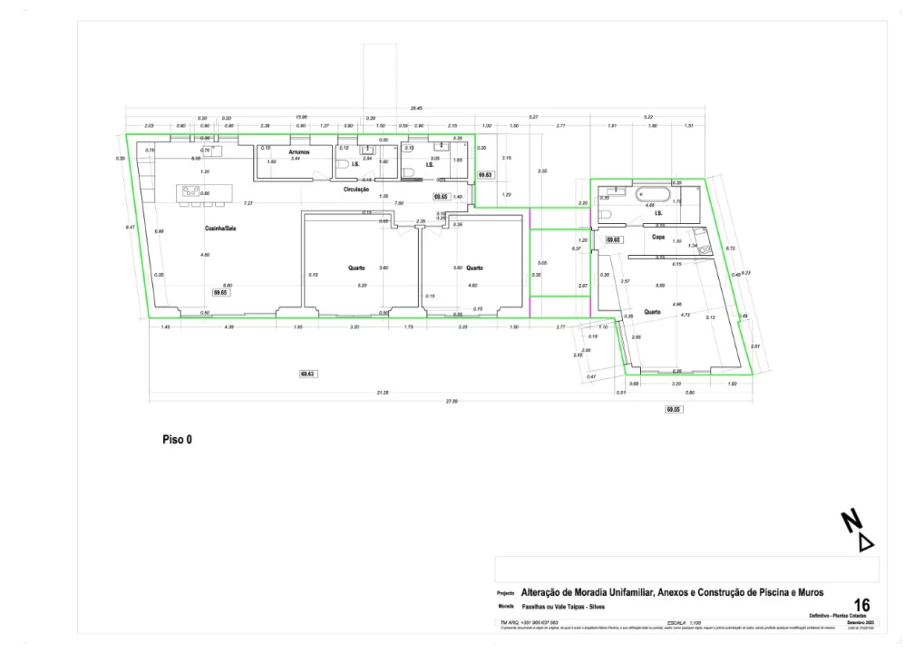 Moradia T3 para Venda em Silves Planta 17