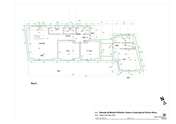 Moradia T3 para Venda em Silves Planta 17