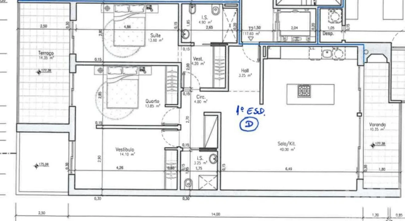 Apartamento T2 para Venda em Palmela Foto 11