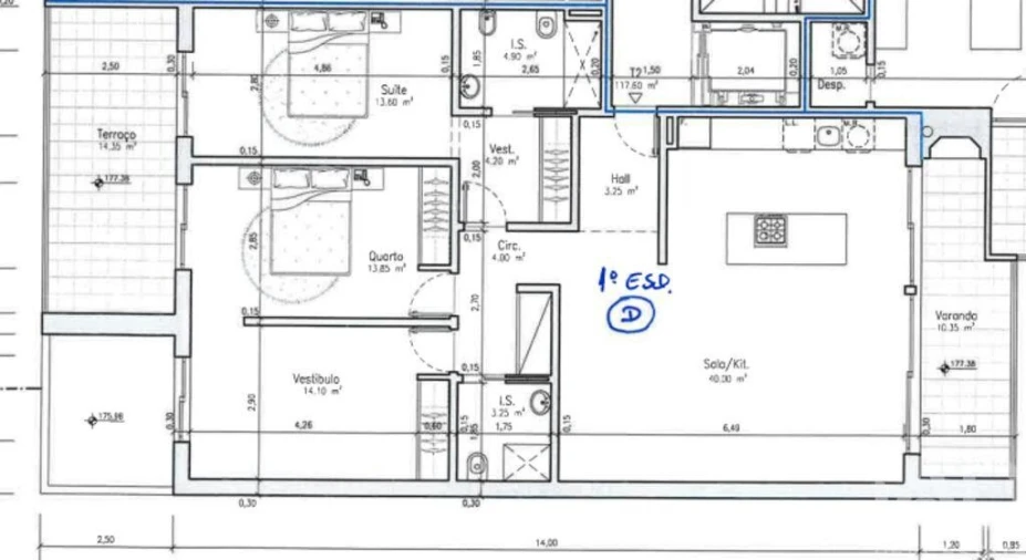 Apartamento T2 para Venda em Palmela Foto 11