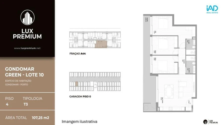 Apartamento T3 para Venda em Fânzeres e São Pedro da Cova Foto 7