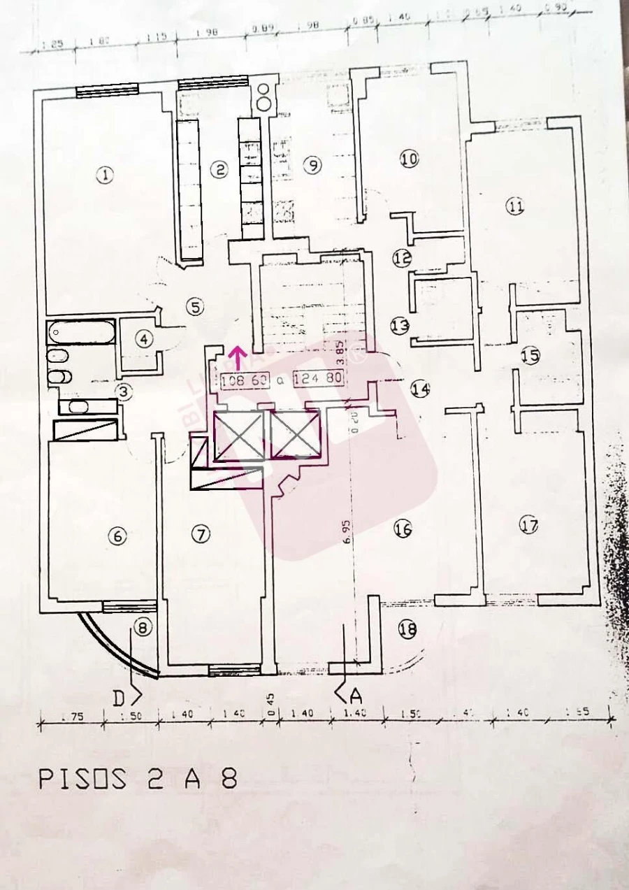 Apartamento T2 para Venda em São Domingos de Benfica Planta 1