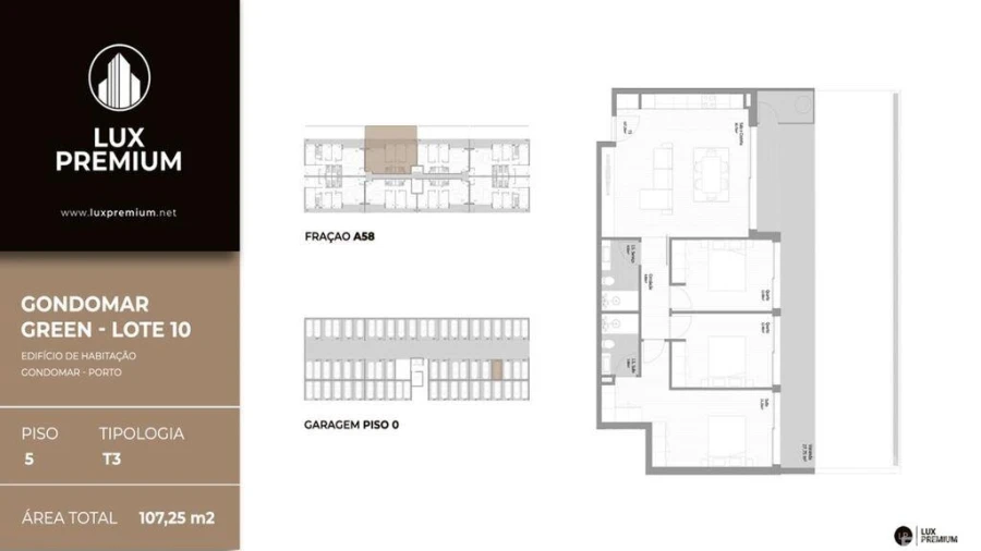 Apartamento T3 para Venda em Fânzeres e São Pedro da Cova Foto 7