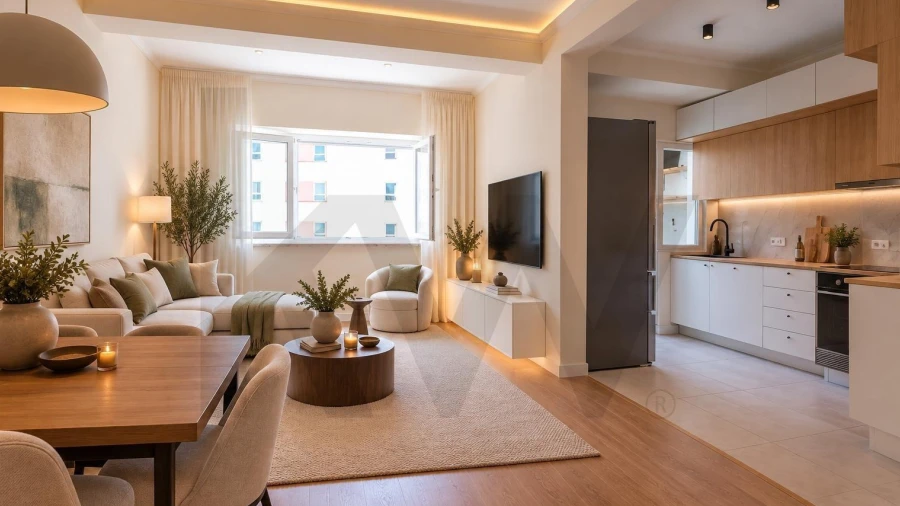 Apartamento T2 para Arrendamento em Campolide