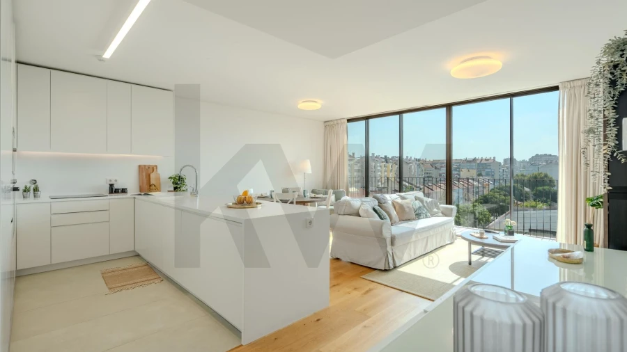 Apartamento T2 para Arrendamento em Benfica