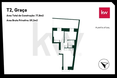 Apartamento T2 para Venda em São Vicente