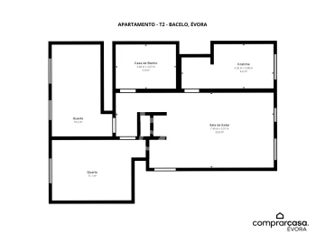 Apartamento T2 para Venda em Bacelo e Senhora da Saúde