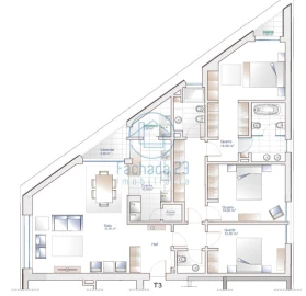 Apartamento T3 para Venda em Oliveira do Douro