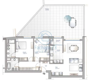 Apartamento T2 para Venda em Oliveira do Douro
