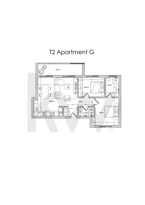 Apartamento T2 para Venda em Portimão