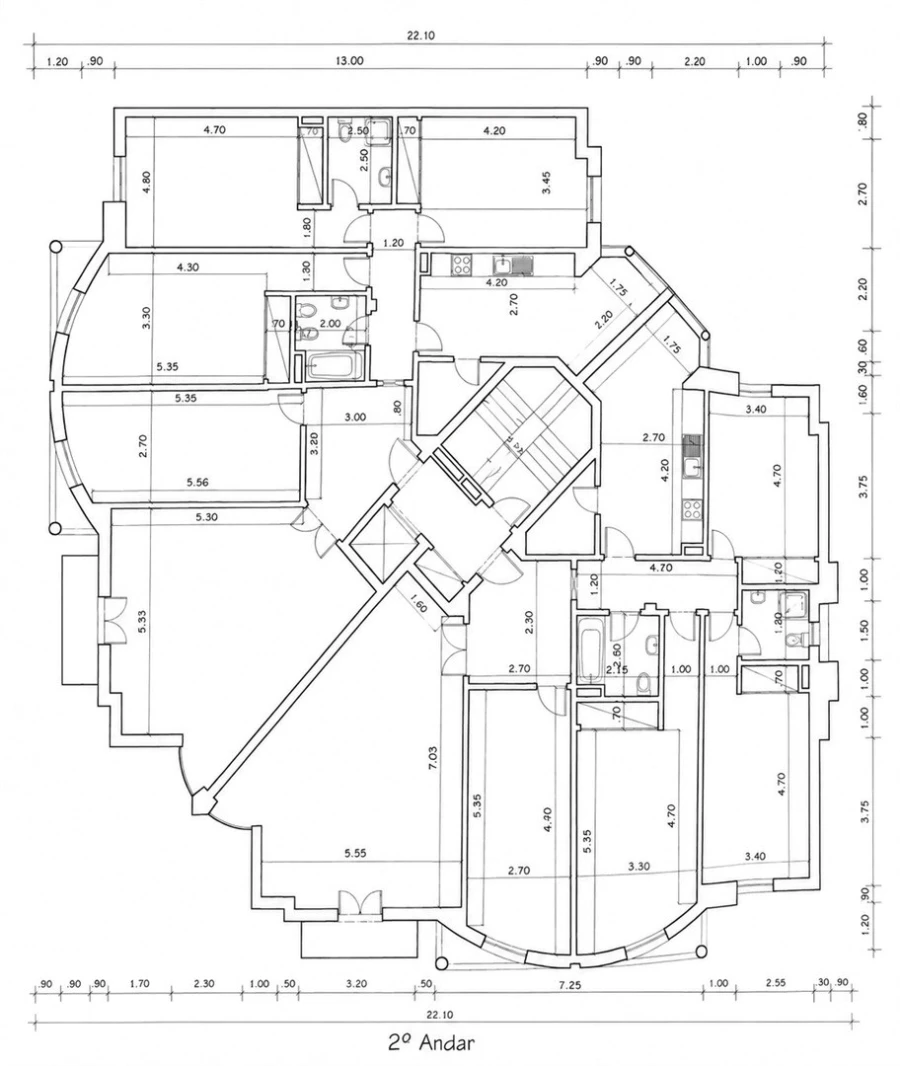 Apartamento T4 para Venda em Cantanhede e Pocariça Planta 1