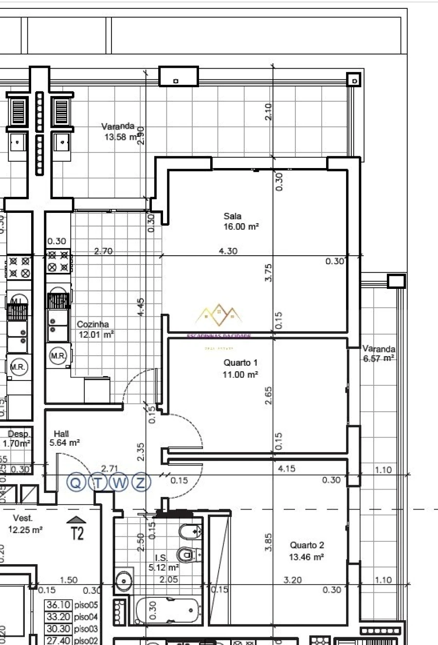 Apartamento T2 para Venda em Seixal, Arrentela e Aldeia de Paio Pires Planta 1