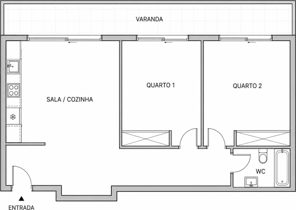 Apartamento T2 para Venda em Portimão Foto 15