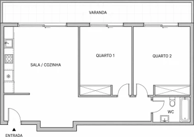 Apartamento T2 para Venda em Portimão