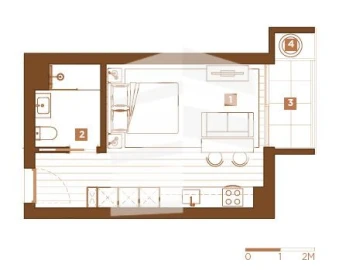 Apartamento T0 para Venda em Caniço