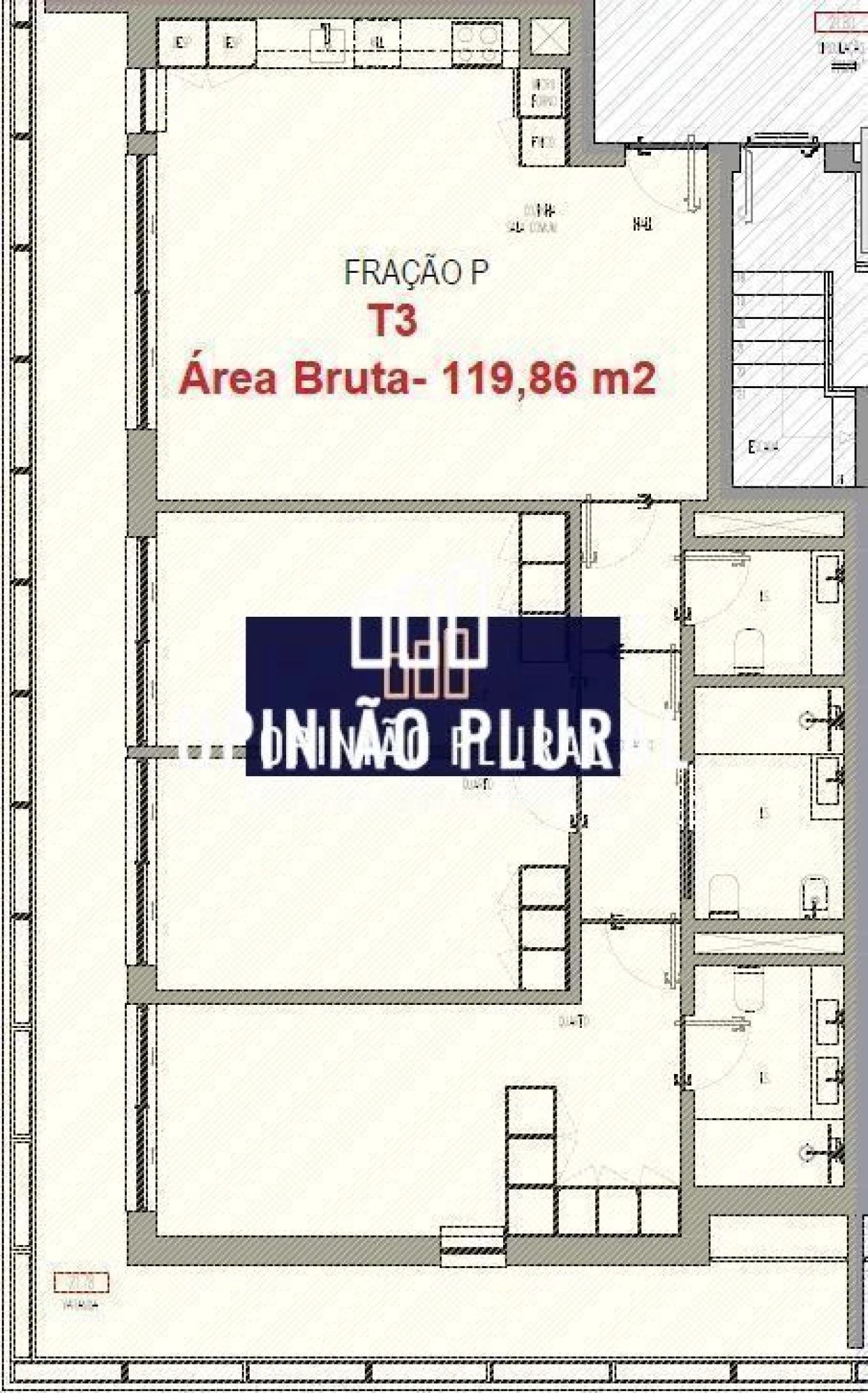 Apartamento T3 para Venda em Madalena Foto 16