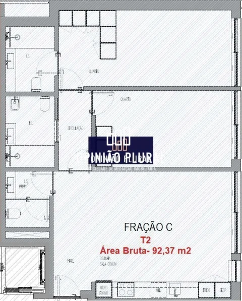 Apartamento T2 para Venda em Madalena