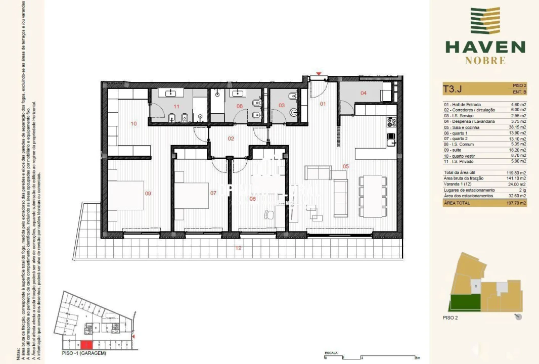 Apartamento T3 para Venda em Silvares, Pias, Nogueira e Alvarenga Foto 20