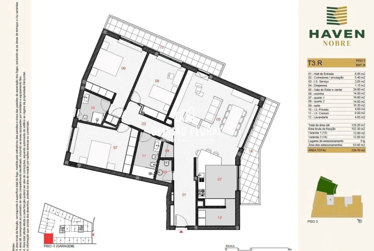 Apartamento T3 para Venda em Silvares, Pias, Nogueira e Alvarenga Foto 20