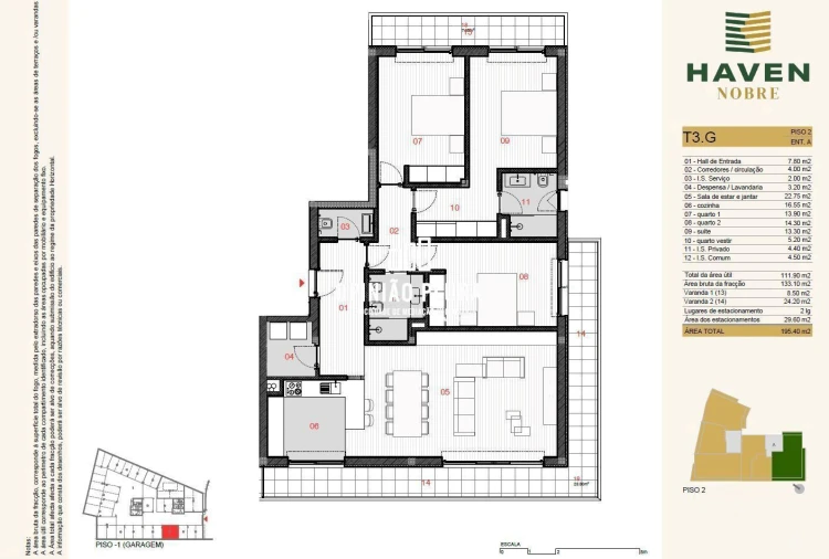 Apartamento T3 para Venda em Silvares, Pias, Nogueira e Alvarenga Foto 20