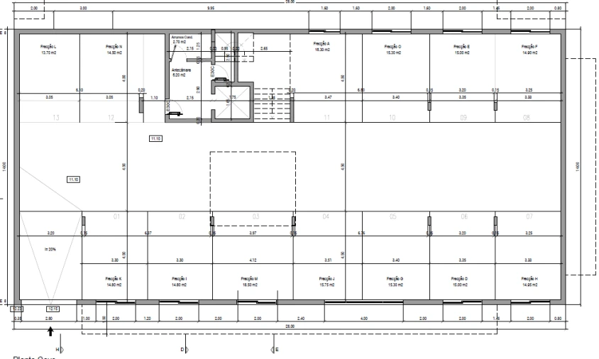 Apartamento T2 para Venda em Montijo e Afonsoeiro Planta 1
