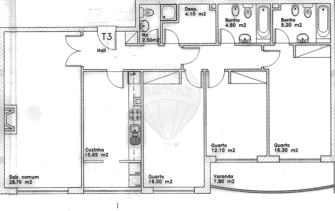 Apartamento T3 para Venda em Gulpilhares e Valadares Foto 29