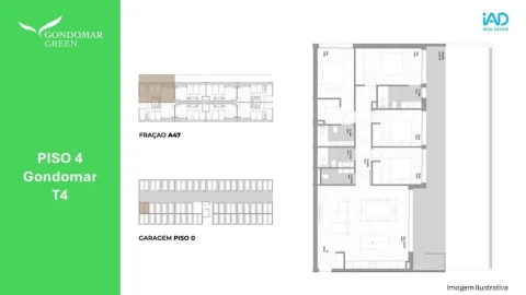 Apartamento T4 para Venda em Fânzeres e São Pedro da Cova