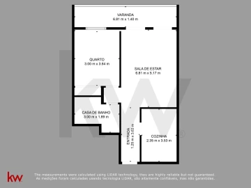 Apartamento T1 para Arrendamento em Funchal (São Pedro)
