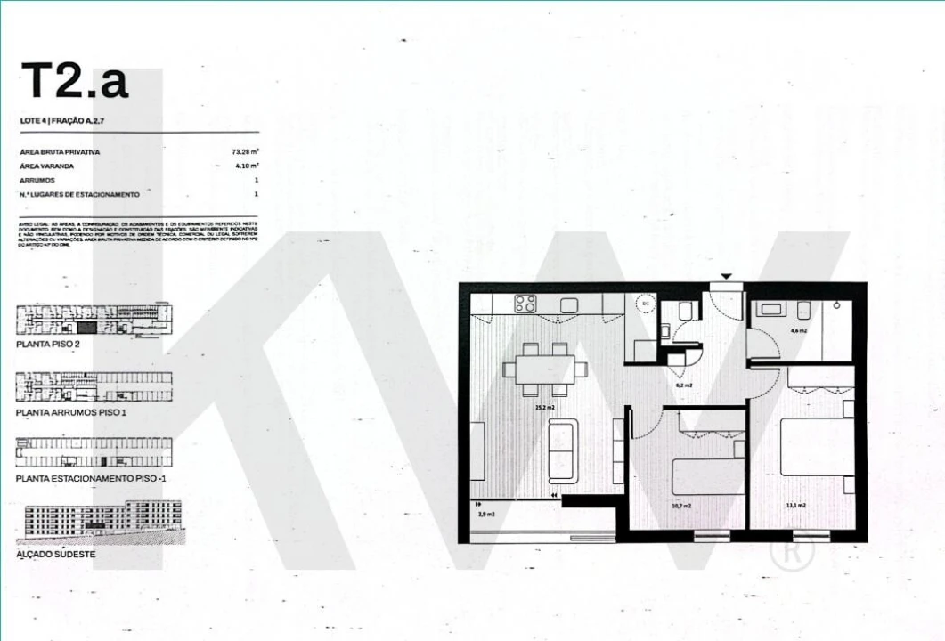 Apartamento T2 para Venda em Rio Tinto Foto 11