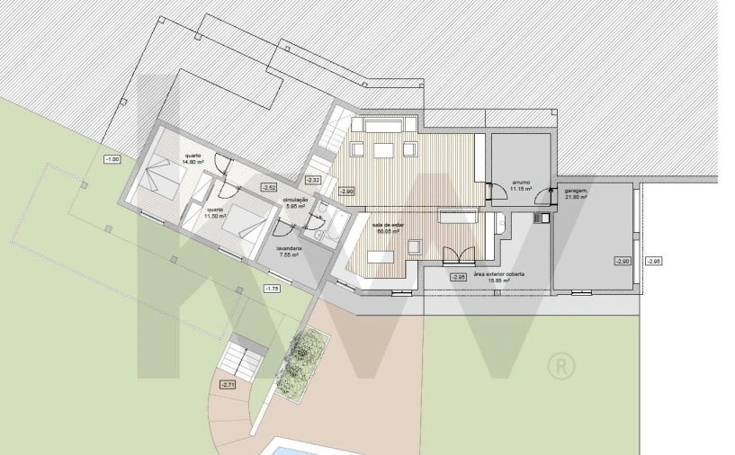 Quinta T5 para Venda em Palmeira de Faro e Curvos Planta 1