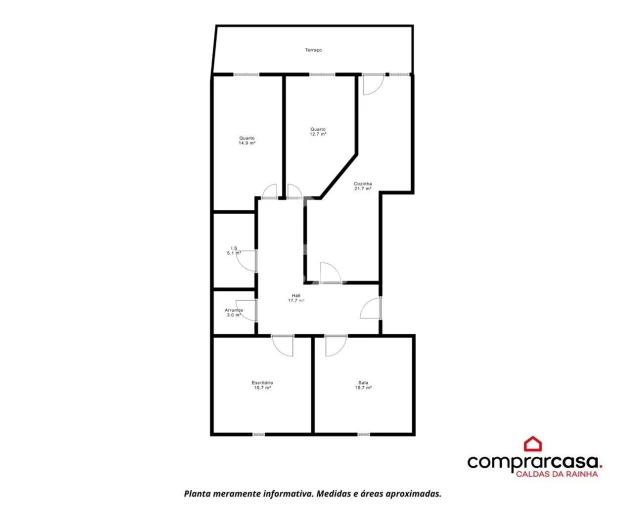 Apartamento T2 para Venda em Caldas da Rainha - Santo Onofre e Serra do Bouro Foto 21