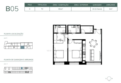 Apartamento T2 para Venda em São Felix da Marinha