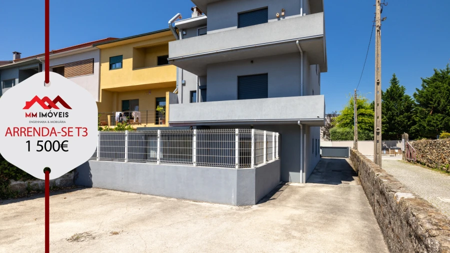 Apartamento T3 para Arrendamento em Lordelo do Ouro e Massarelos